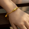 Gold-Plated Adjustable Charm Bracelets