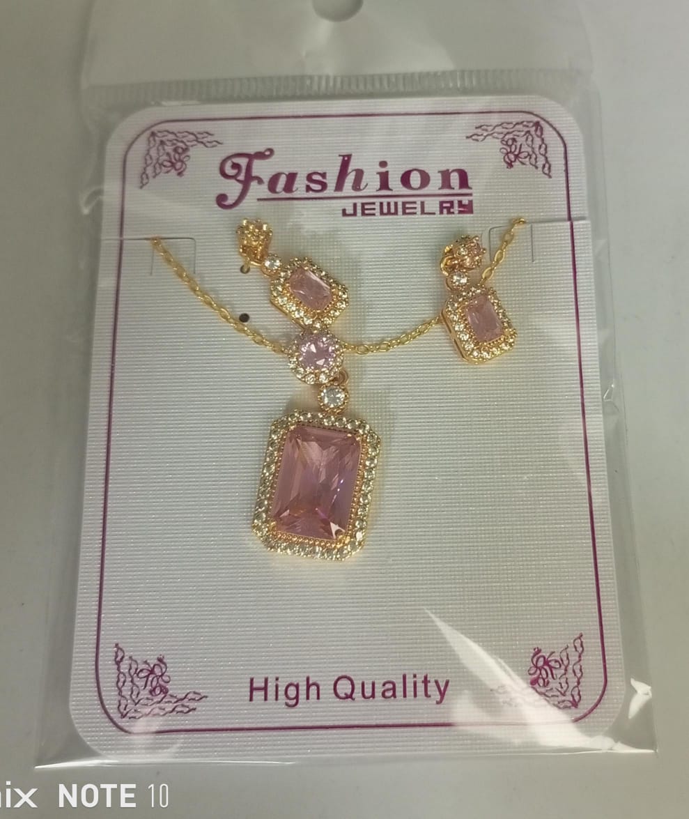 Royal Gemstone Necklace Set