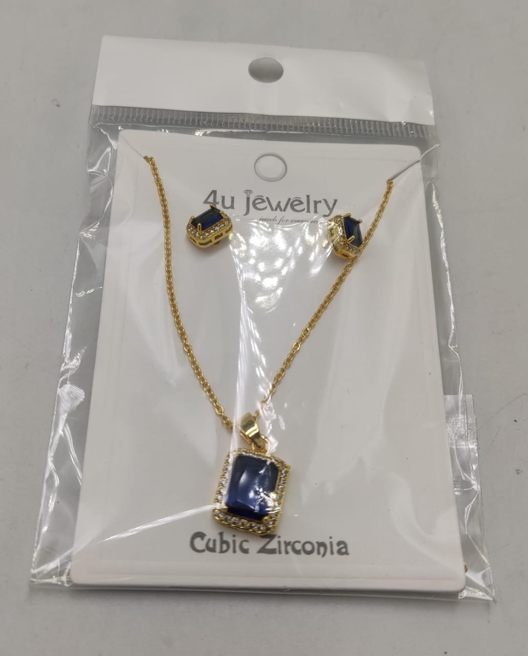 Royal Gemstone Necklace Set